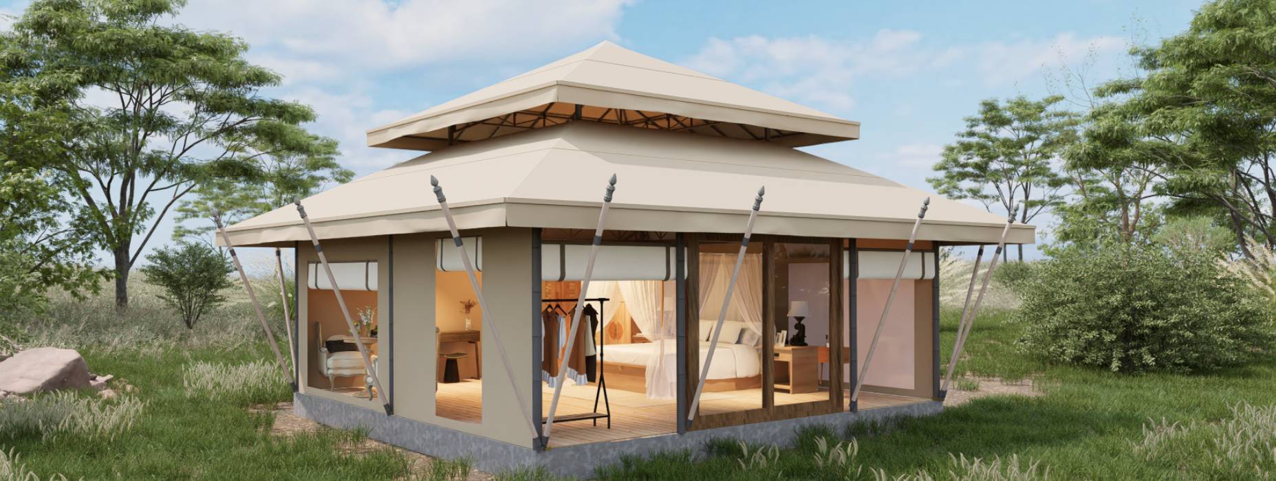 平凉户外野奢帐篷